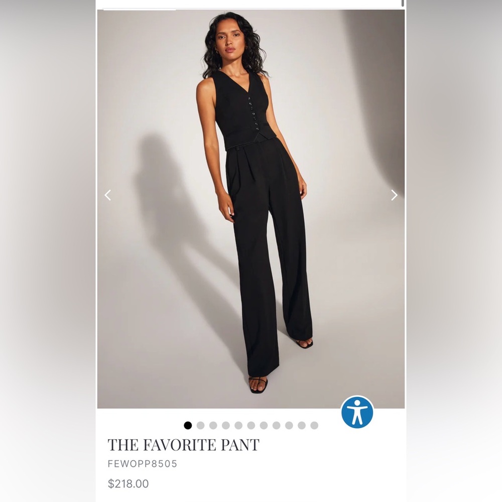 Favorite Daughter Favorite Pants - Black Wide-Leg Pants